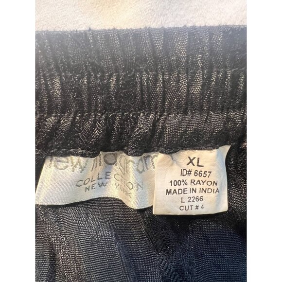 Vintage Lew Magram Patchwork Tiered XL Midi Boho Statement Eclectic Art To Wear - Picture 8 of 11